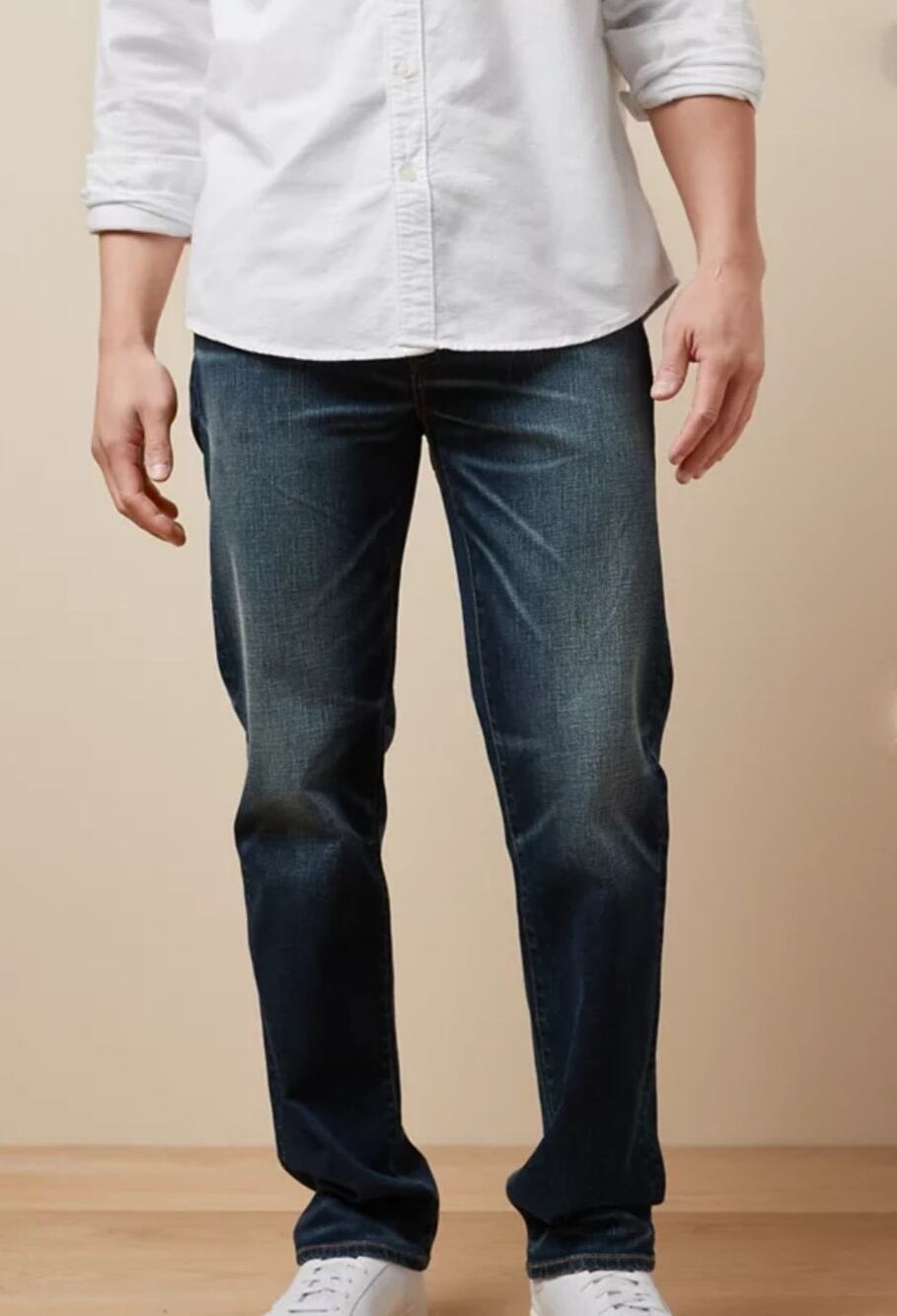 NWT American Eagle Slim Straight AirFlex Jeans Size: 30 x32 Color: Dark Ink